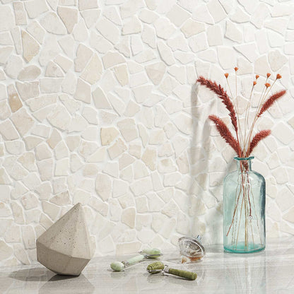 Pebblestone Lovina White Tumbled