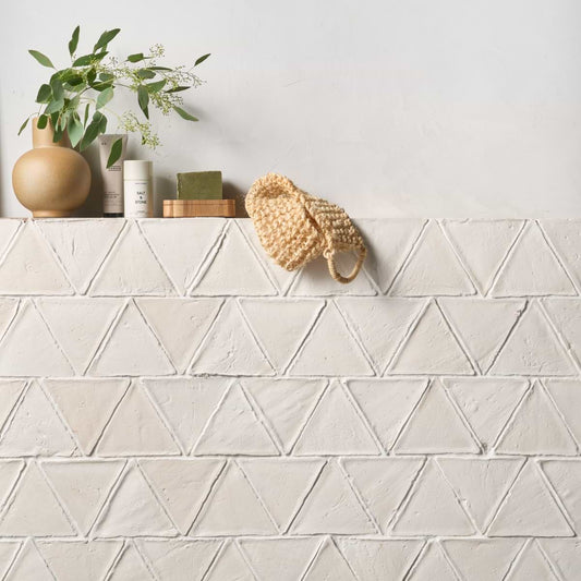 White Triangle 6" Matte