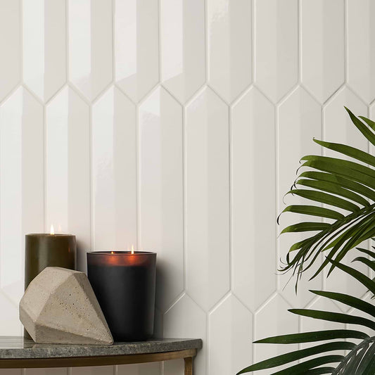 Clark Contour White 2.6X13 Glazed