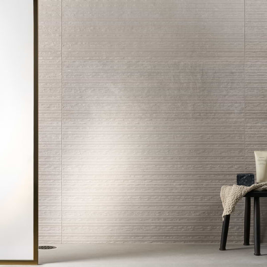 West Village Pearl Gray Deco 12X36 Matte