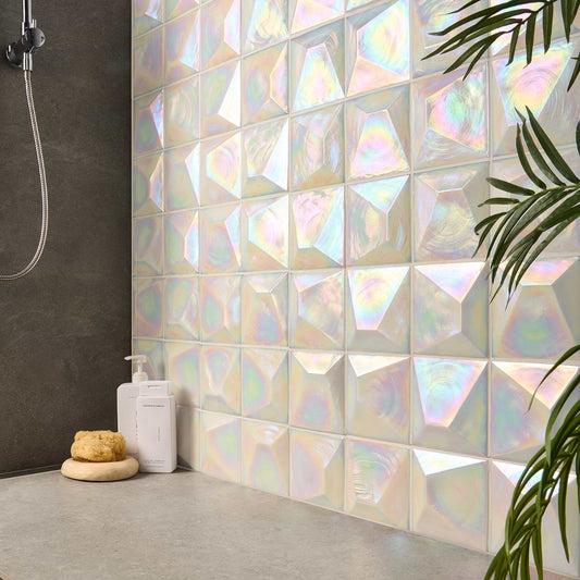 White 3D 6X6 Polished