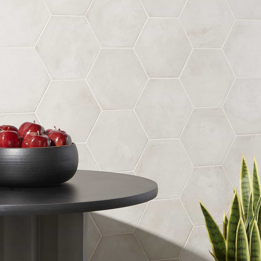 Bianco 8" Hex Matte