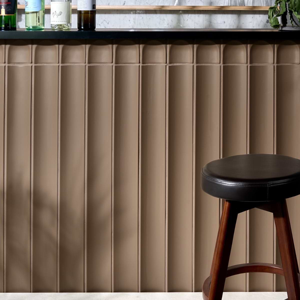 Taupe Fluted Column 4X36 Matte