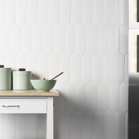 White 3X8 Glossy