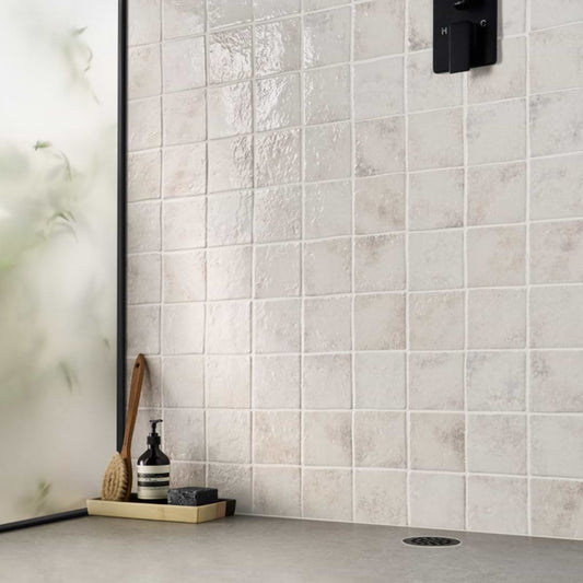 Lorna Seashell White 5X5 Polished