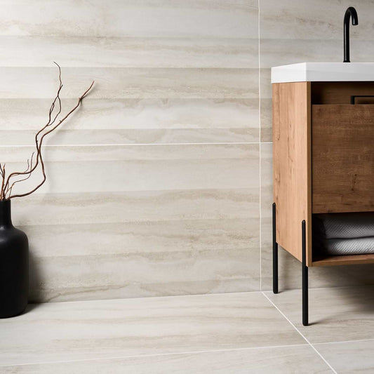 Bianco Waves 24X48 Matte