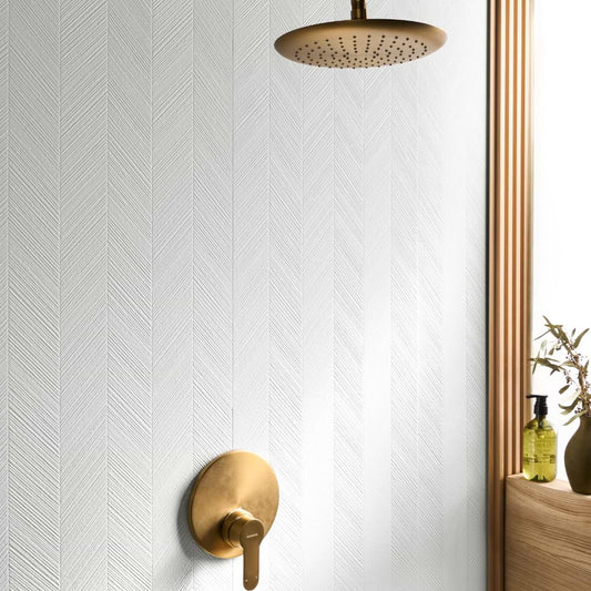 Weave White 18X48 Matte