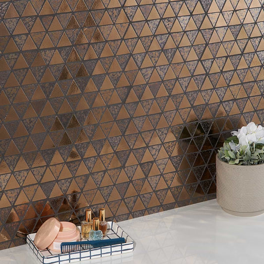 Triangles Metallic Bronze Polished