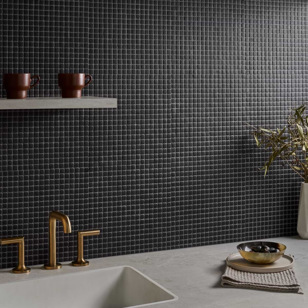 Nesso Mini Square Black Matte