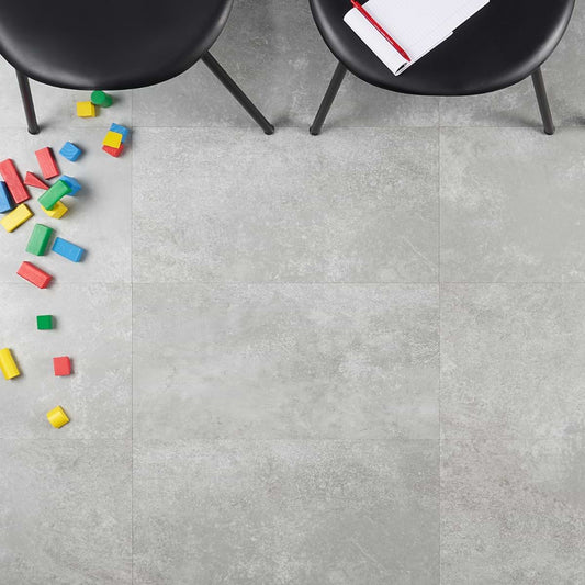 Mercer Metalcrete Platinum 12.4X24.4 Glue Down Matte LVTTZRNMCPL12GD (discontinued)