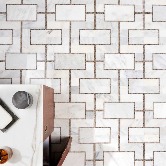 Lux Statuary - Athens Gray & Oriental White Honed (discontinued)