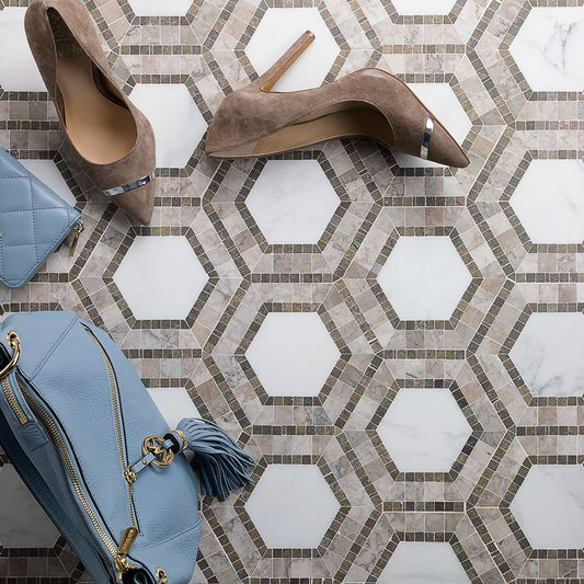 Asian Statuary + Lagos + Temple Gray Polished