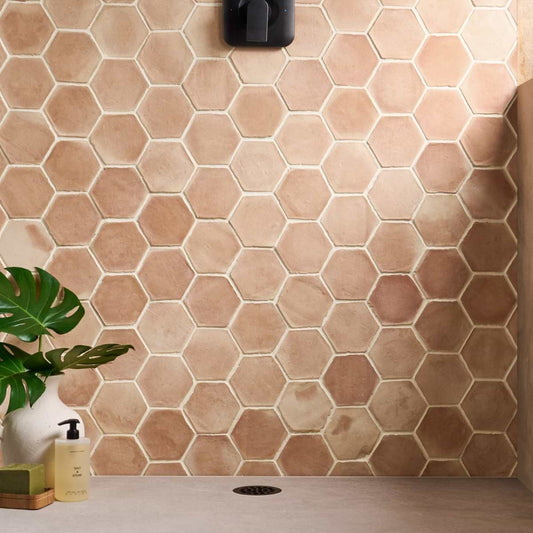 Sand Beige 4" Hex Matte