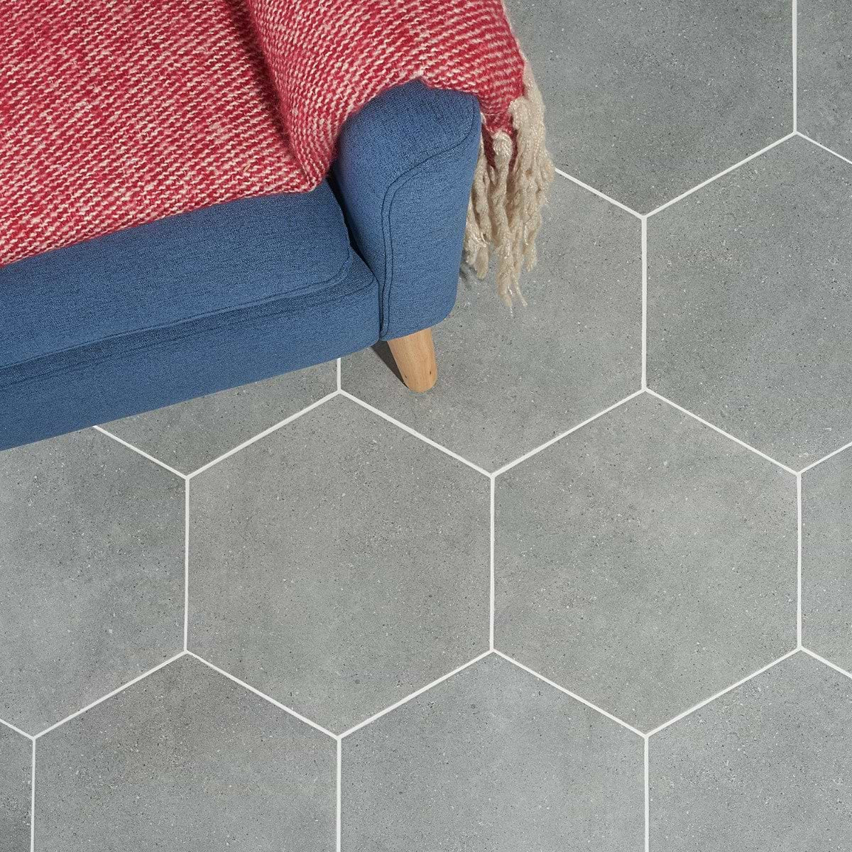 Piaka Cement Graphite 12.5" Hex Matte