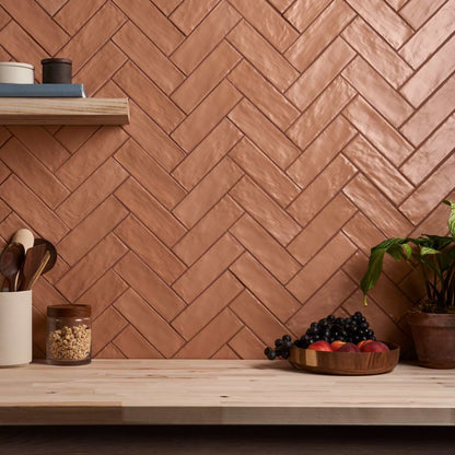 Terracotta 2X8 Satin