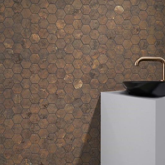 Copper 2" Hex Matte