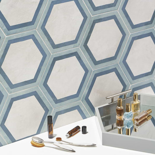 Ocean Cielo 8" Hex Matte