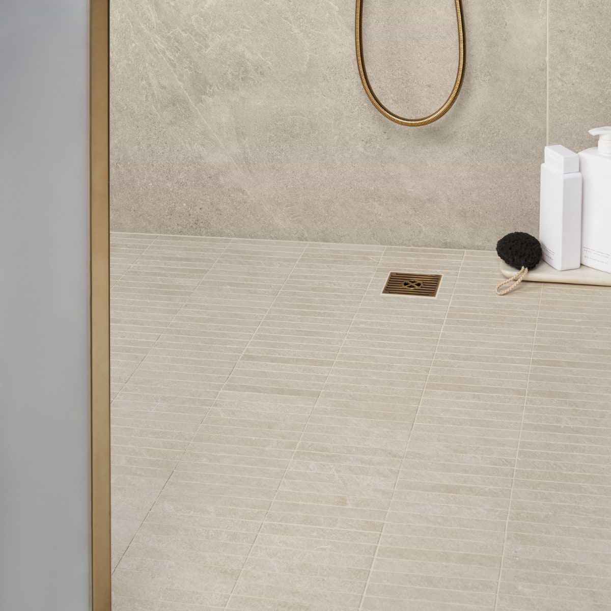 Crema Beige Stacked 1X6 Matte