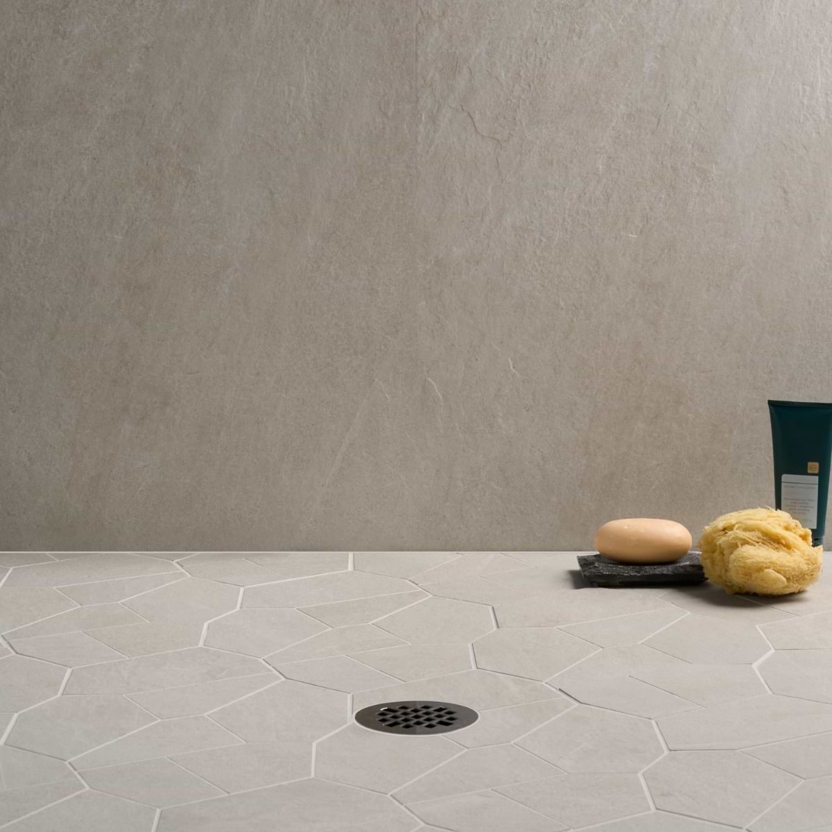 Linen White Organic Pattern Matte