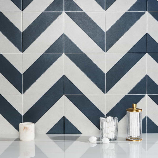 Artstract Diagonals Navy Matte