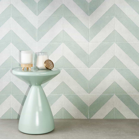 Artstract Diagonals Sage Matte