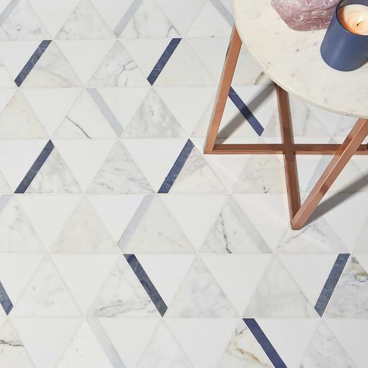Calacatta Azul- Thassos, Calacatta Blue Lines Polished
