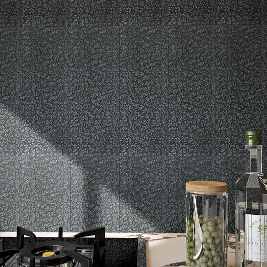 Araminta Flowers Midnight 6X16 Frosted
