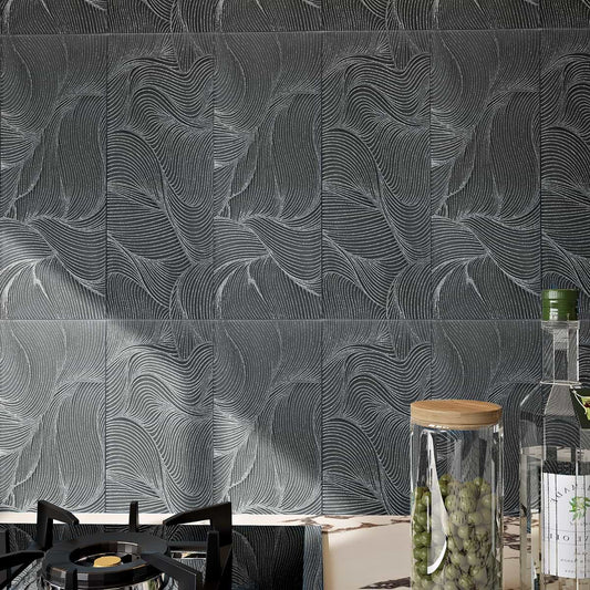 Araminta Waves Midnight 6X16 Frosted