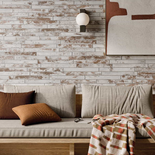 White 2X18 Matte
