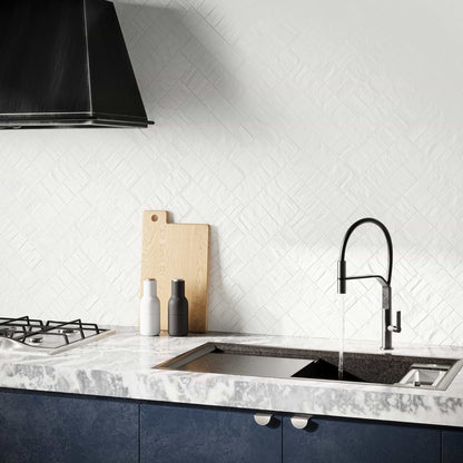Plaster White 3X12 Matte