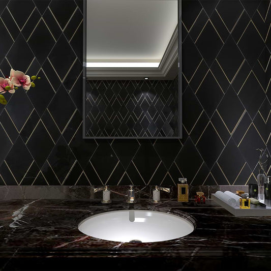 Nero- Nero Marquina Brass Polished