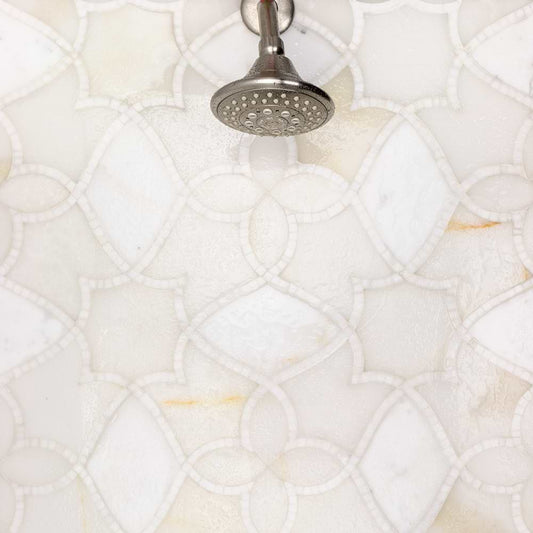 Series- White Onyx, Calacatta White Thassos Polished
