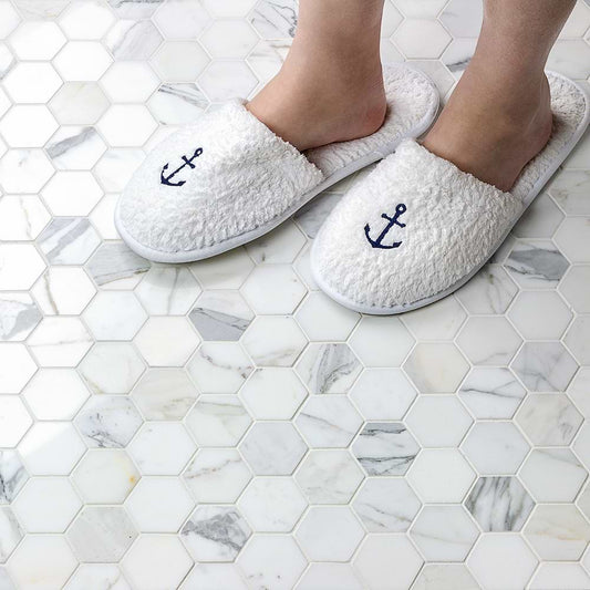 Calacatta 2" Hex Polished