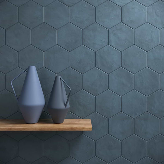 Blue Ocean 8" Hex Matte