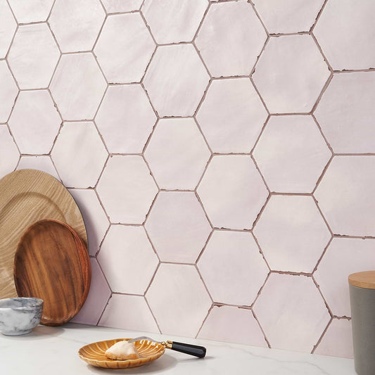 Oxalis Rose 6" Hex Matte