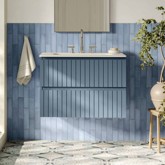 Adeline Denim 30" Single Vanity without Top