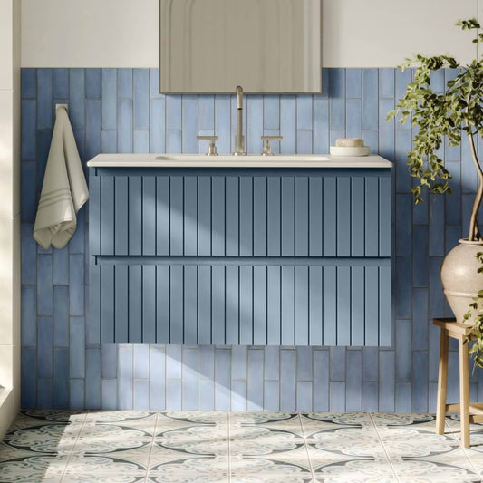 Adeline Denim 36" Single Vanity without Top