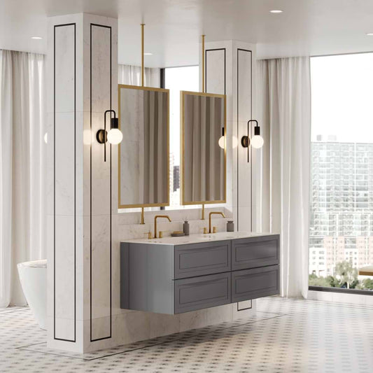 Alma Gray 30" Single Vanity without Top (discontinued)