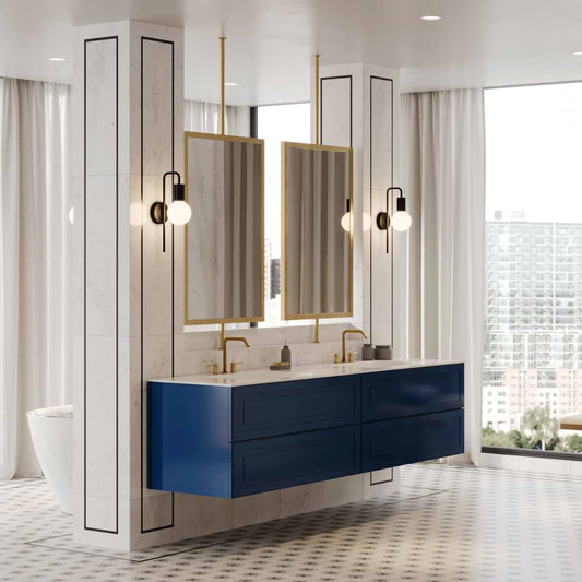 Alma Blue 42" Single Vanity without Top (discontinued)