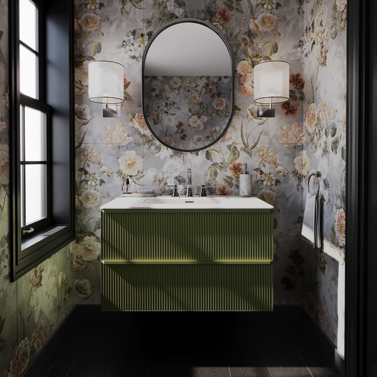 Astor Olive 36" Single Vanity without Top
