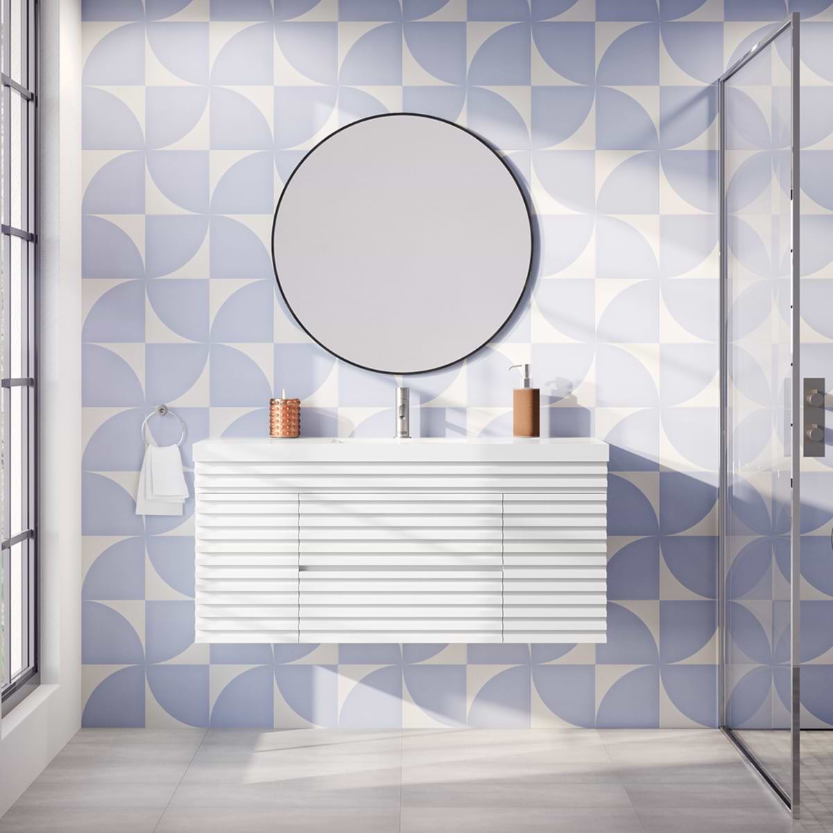 Gibson White 48" Single Vanity without Top (discontinued)
