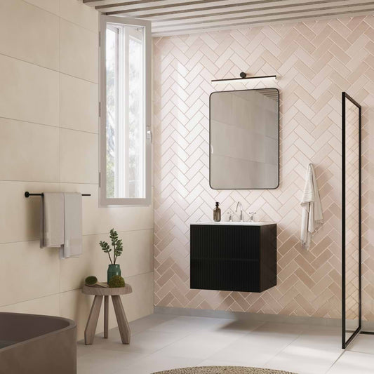 Linear Black 24" Single Vanity without Top (discontinued)