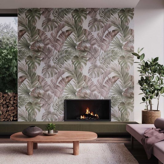 Fancy Wall Pink Green 24X48 Matte