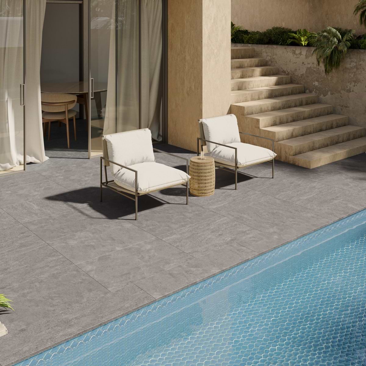 Slate Gray 2CM Paver 24X36 Matte
