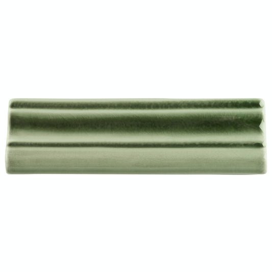 Baroque Glass Trim Crackled Fern Green Trim Polished FXBRQCRFRN2X6