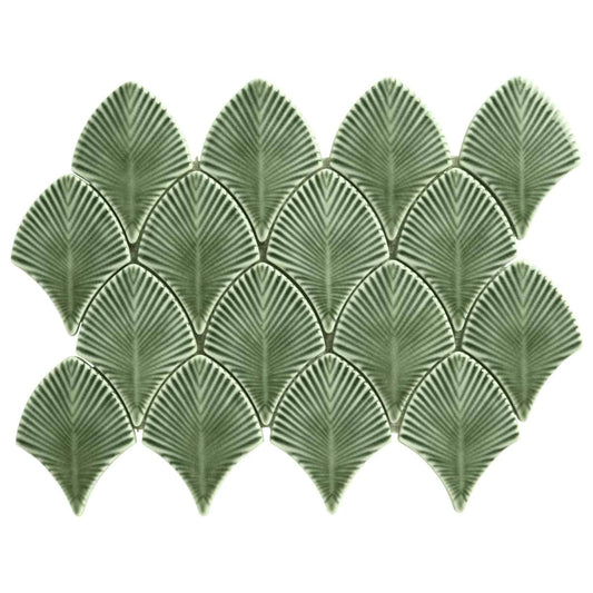 Fan Fern Green Polished