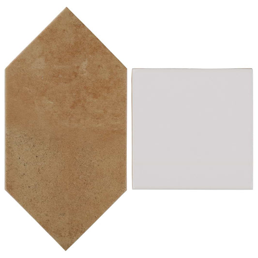 Terracotta Picket Blanco White Square (KIT ONLY) 4X8 Matte