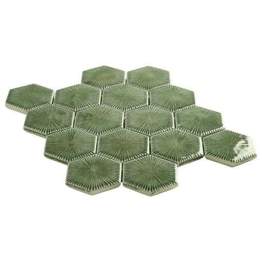 Fern Green Burst 3" Polished