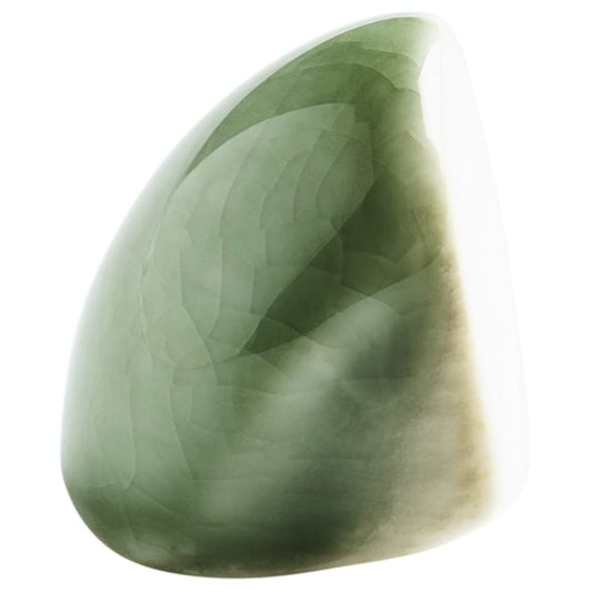 Baroque Glass Trim Crackled Outside Fern Green Corner for Trim Polished FXBRQPENCRNFRN1X1