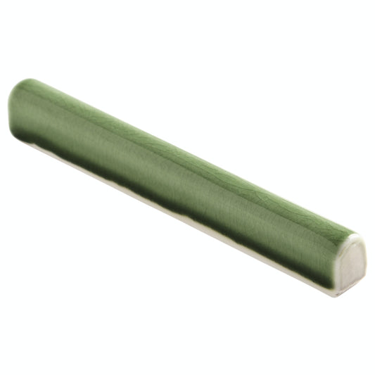 Baroque Glass Trim Crackled Fern Green Trim Polished FXBRQPENFRN1X6
